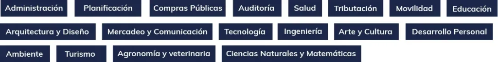 categorías de cursos Educando Smart
